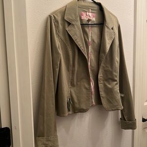 Light green summer blazer